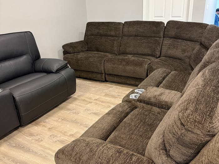 Living room furniture example at BoxDrop Clarksburg